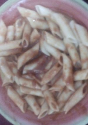 صورة لوصفة معكرونة بالصلصة