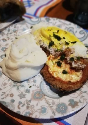 Una foto de Milanesas a la caballo