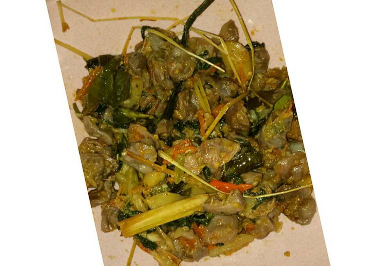 Langkah Membuat Ampela garo rica Anti Gagal