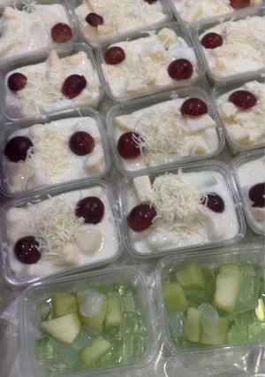 Foto resep Salad Buah Creamy, Light, Sweet