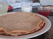 Una foto de avena integral