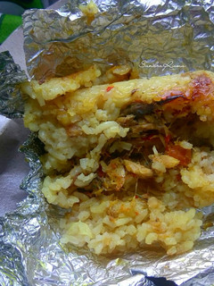 Foto resep Nasi Bakar Ikan Pindang Suwir