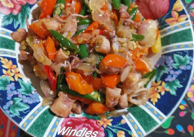 Ternyata ini lho! Bagaimana cara bikin Cumi asin dabu2  gurih