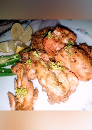 A picture of Chicken broast tikka🍗🌶.