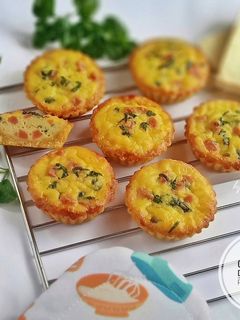 Foto resep Quiche Mini Dengan Crust Roti Tawar