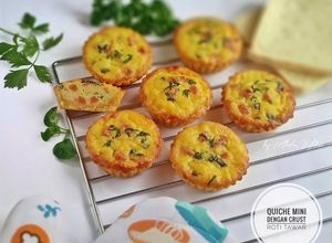 Foto resep Quiche Mini Dengan Crust Roti Tawar