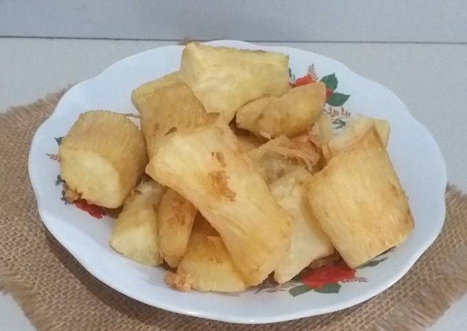 Bagaimana Menyiapkan Singkong Keju, Enak Banget