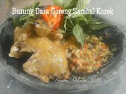 Gambar burung dara goreng
