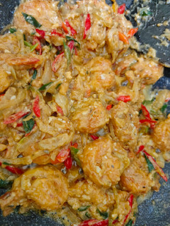 Foto resep Udang Goreng Saus Telur Asin | With Fiber Creme