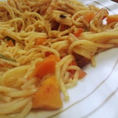 A picture of Simple spaghetti.