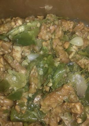 Foto resep Tempe cabe Hijau.