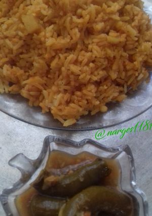 عکسی از دستور 🌽🍚لپه پلو🍚🌽