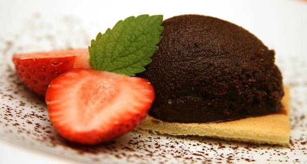 Csokoládé sorbet recept recept fotó