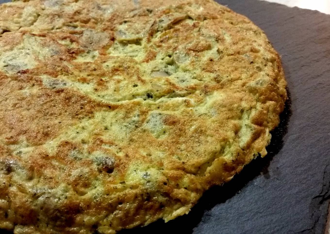 Tortilla de champiñones
