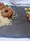 Persian meat patties with yellow split peas (Cutlet)