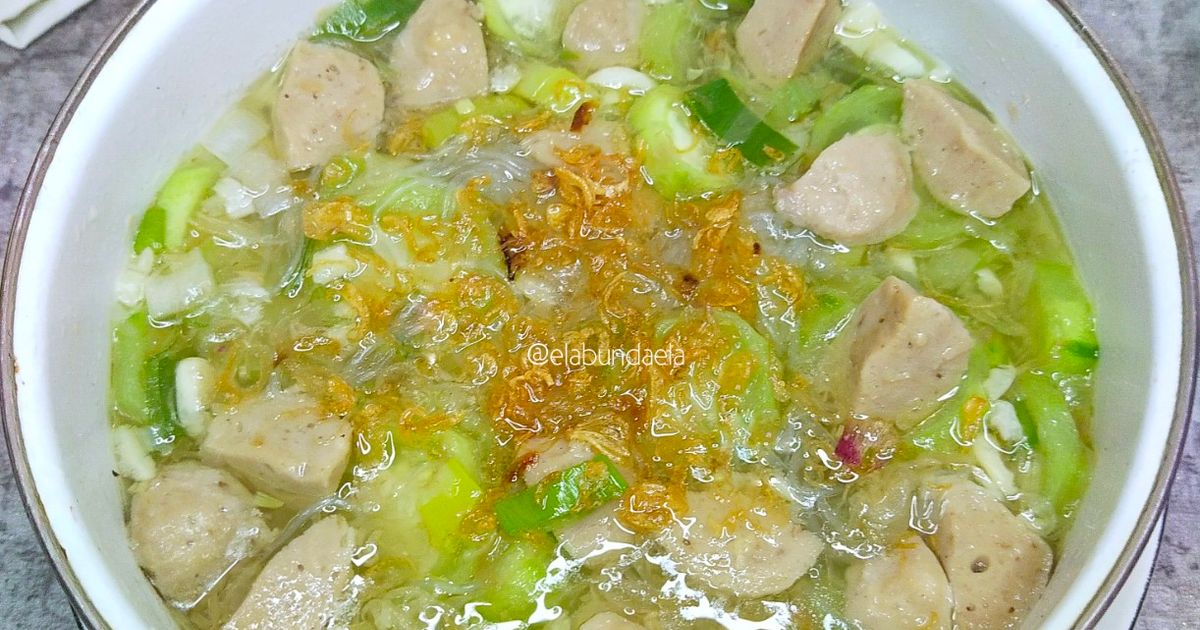Sop Oyong Bakso