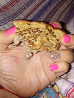 Una foto de Queque avena plátano