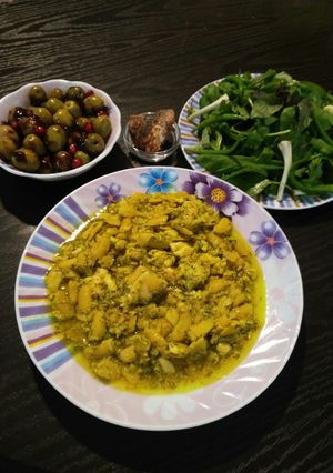 عکسی از دستور باقلا قاتق