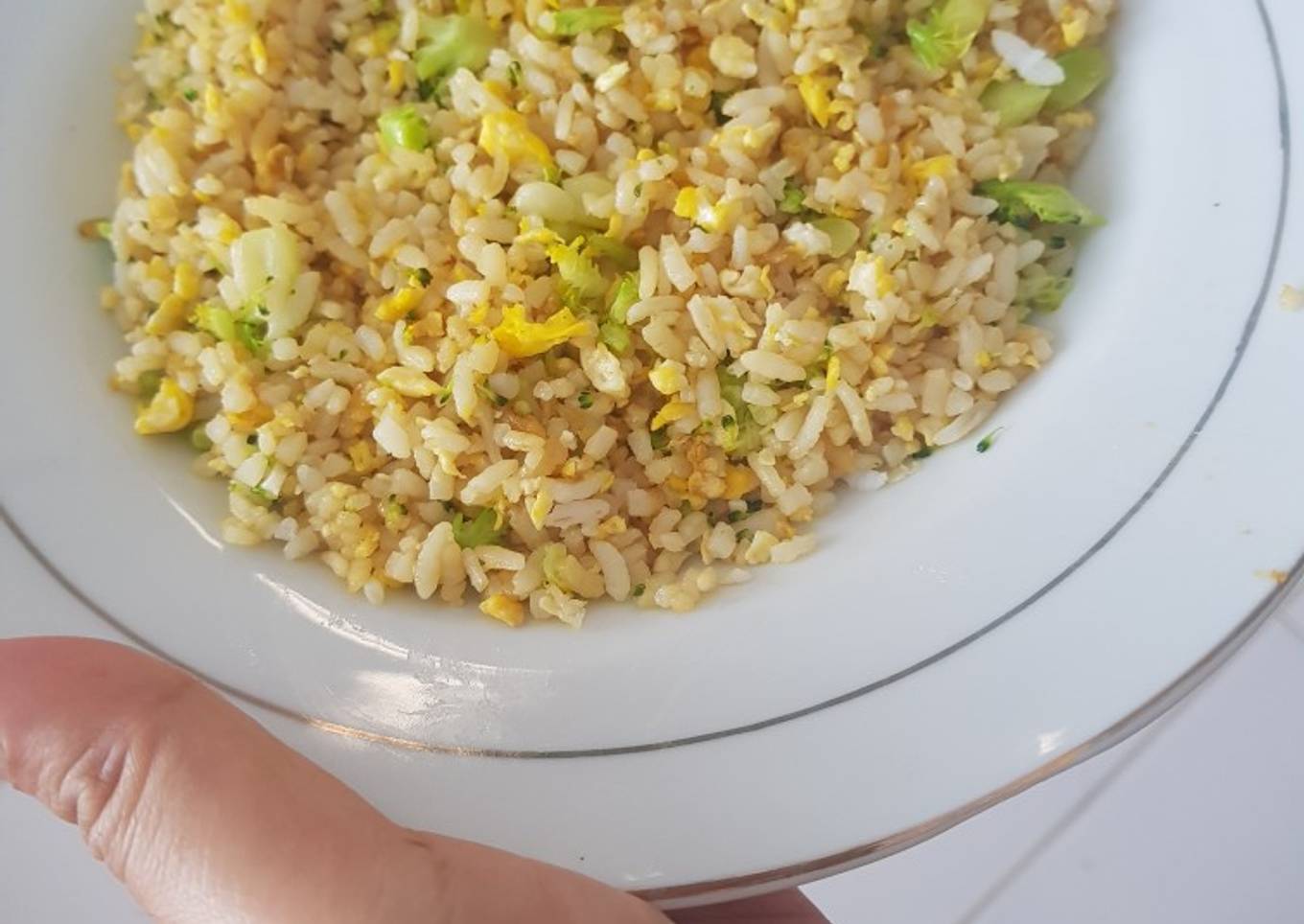 Nasi goreng brokoli