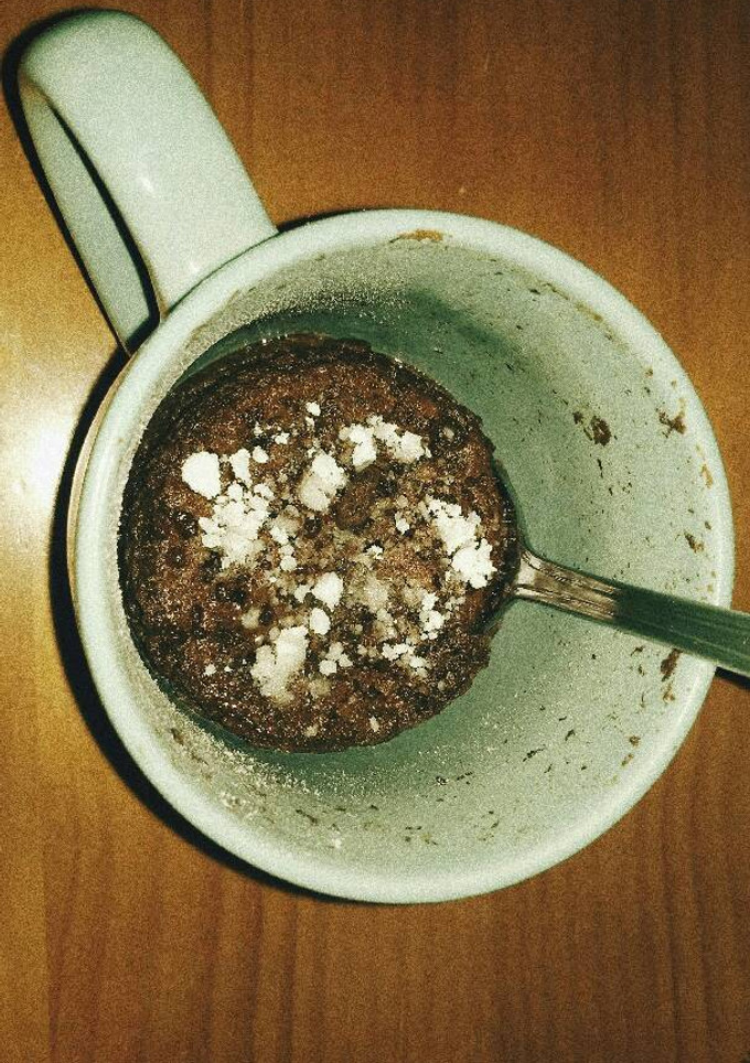 Una foto de Bizcochito fitness al microondas