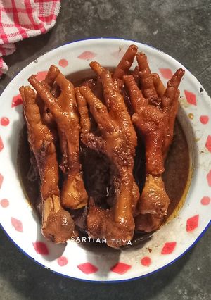 Foto resep 180. Semur Ceker Ayam