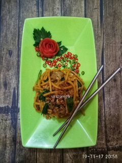 Foto resep Mie Gomak (Mie Goreng Mamak) Malaysia