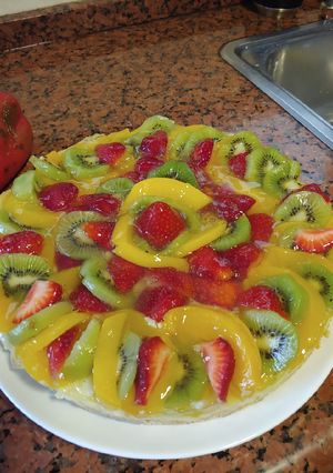 Una foto de Tarta de frutas