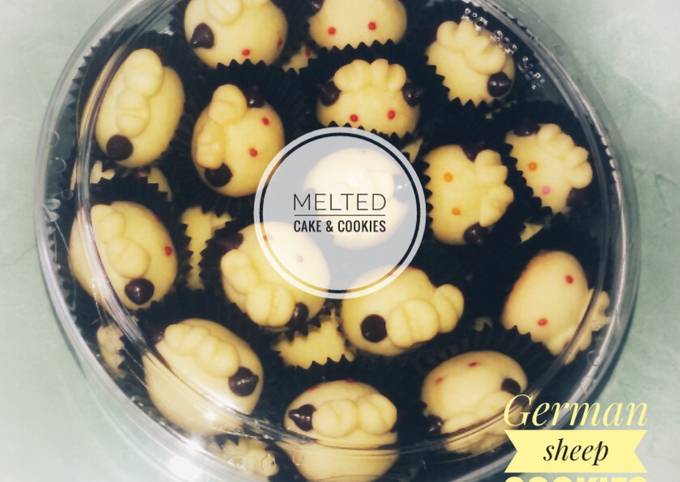 Resep German sheep cookies Anti Gagal