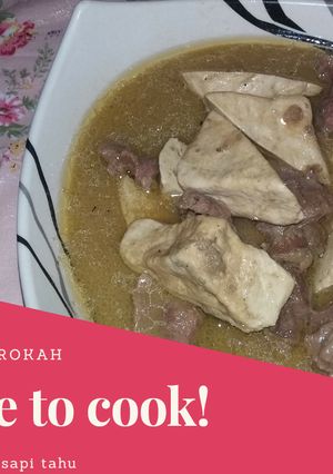Foto resep Opor daging sapi tahu