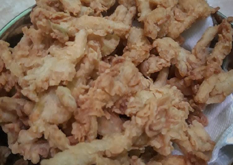 Resep Jamur Crispy (tips crispy tahan lama) yang Enak Banget