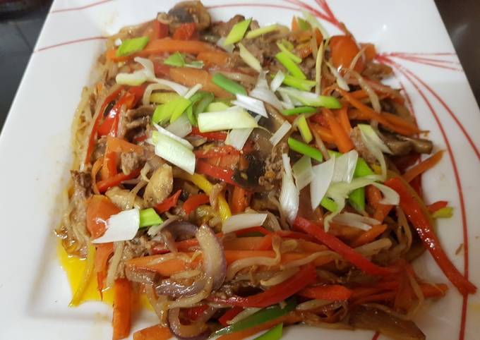 My Pulled Beef Stir fry. ๐