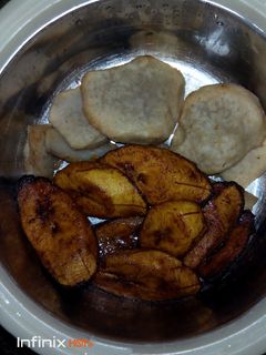 Soyayar Gwaza da plantain ainihin hoton girkin