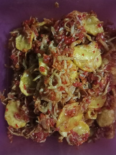 Foto resep Sambal teri medan + kentang