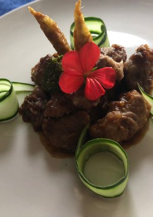 Una foto de Teriyaki de res