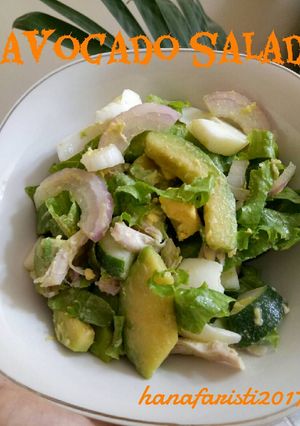 Foto resep Avocado salad (salad alpukat)