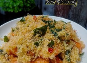 Gambar Udang Goreng Butter Telur Bersarang