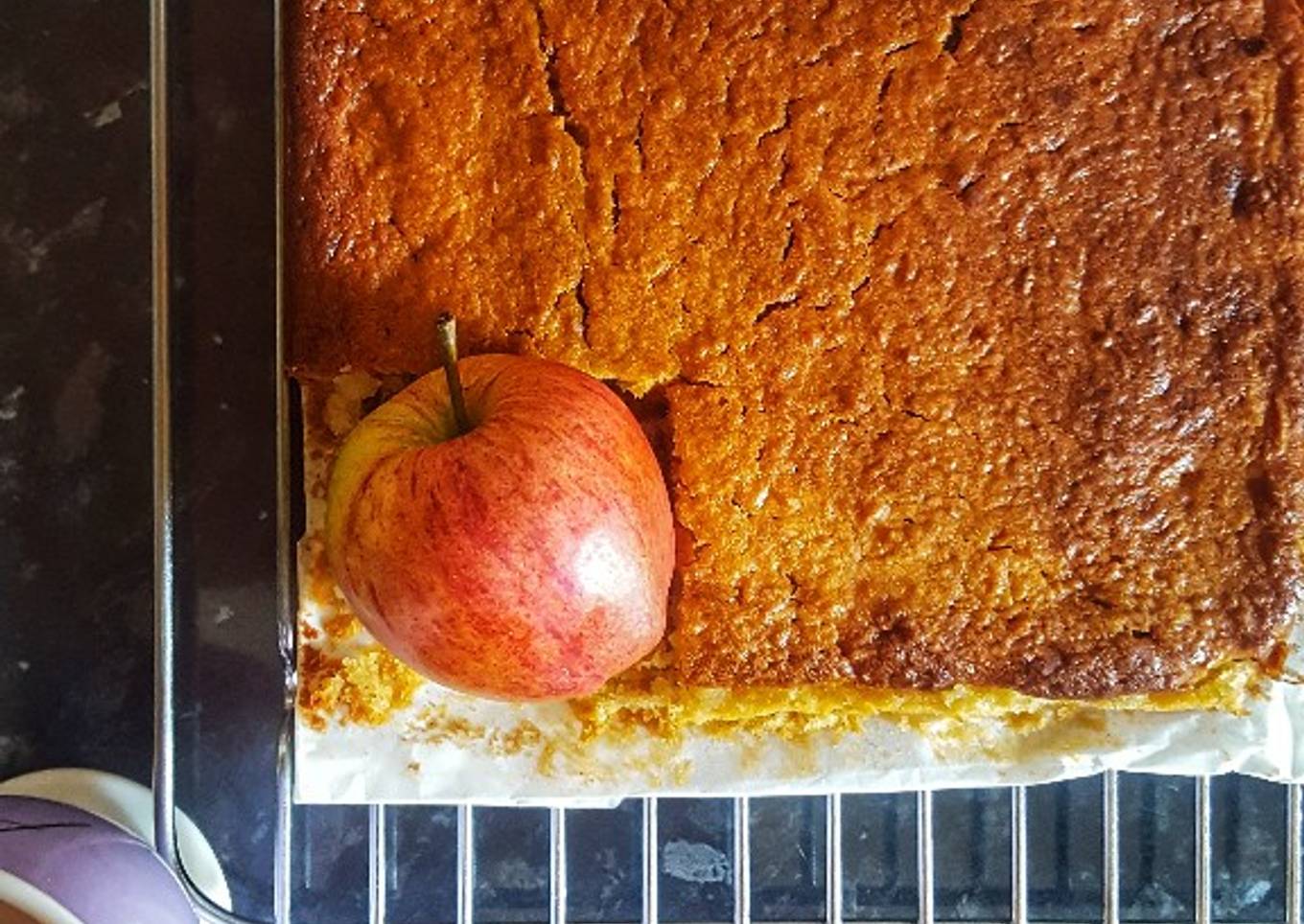 Eggless Apple cake