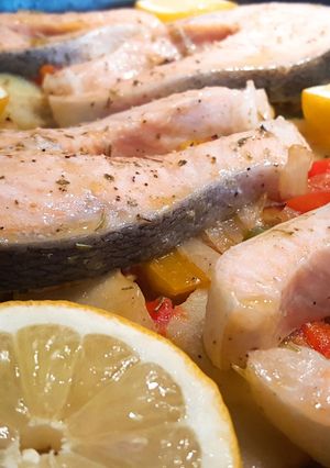 Una foto de Salmón a las hierbas (principiantes)