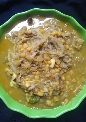 কাচা কাঠাল দিয়ে বুটের ডাল রেসিপির প্রধান ছবি