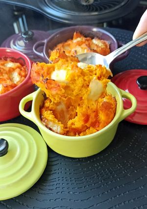 Une photo de Petits gratins de potimarron au comté