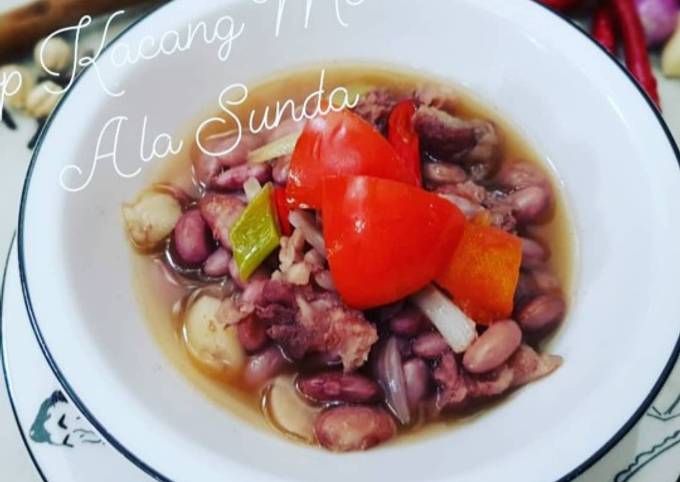 Resep Sop kacang merah a la Sunda yang Bisa Manjain Lidah