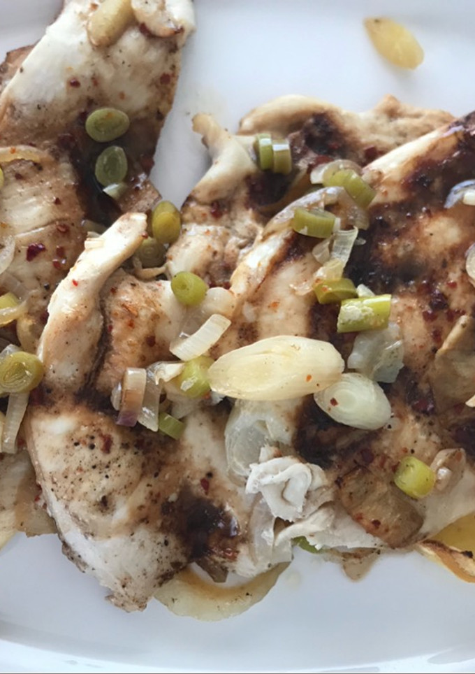 Una foto de Filetes de pechuga de pollo al horno