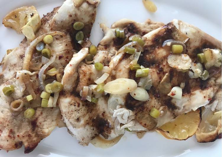 Filetes de pechuga de pollo al horno