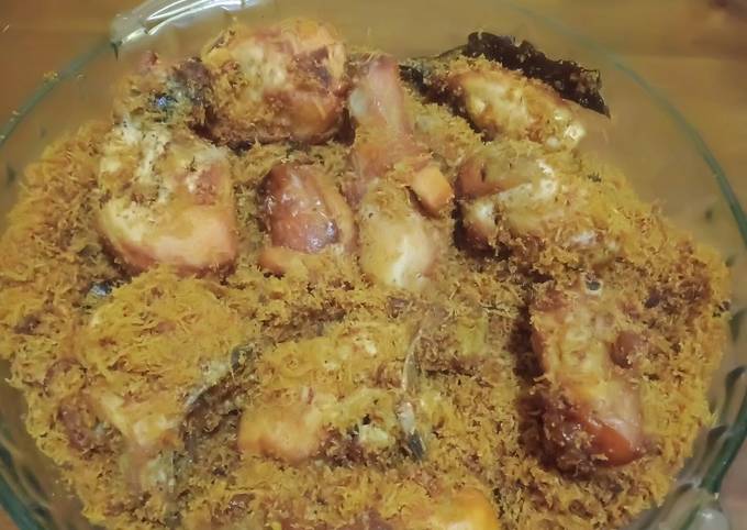 Cara Memasak Ayam goreng serundeng uenak Anti Gagal