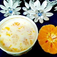 A picture of Kinnow kheer.