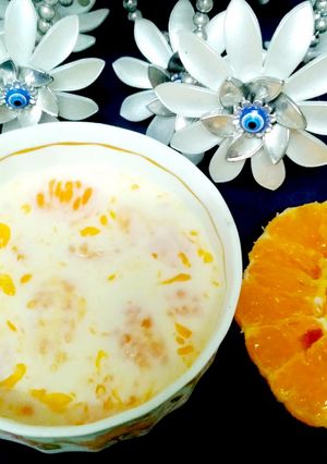 A picture of Kinnow kheer.