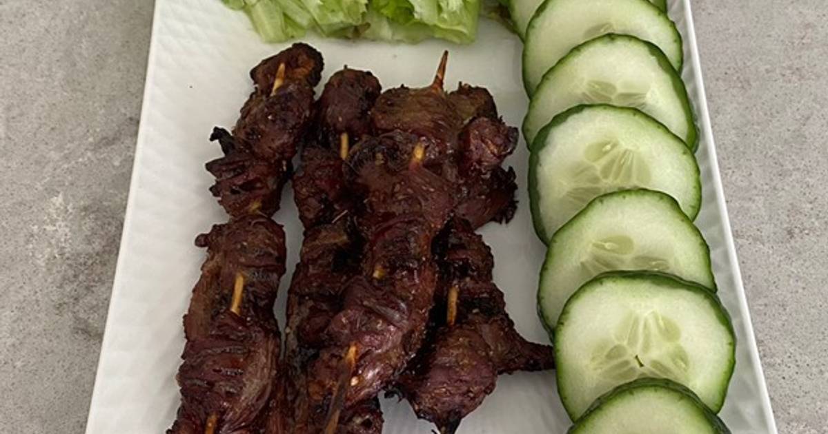 Grilled Chicken Gizzards with Herbs Recipe by Pakprawee Cookpad