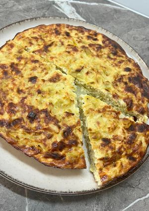 Une photo de Quiche de pomme de terre et poireaux