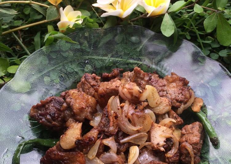 (4) Daging Goreng Empuk Harum #kamismanis #bikinramadhanberkesa