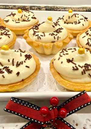 Una foto de Masa sablé con crema diplomática “sin gluten”